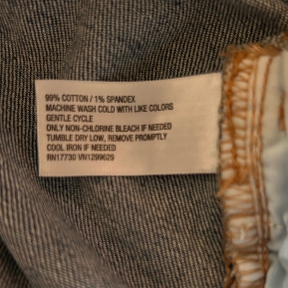 Ava & Viv Jorts Shorts Women Bermuda Cut Off High Rise Relaxed Fit Size 26 - Picture 7 of 10